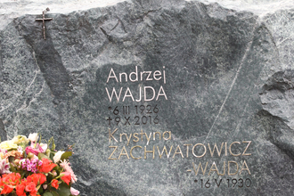 Grob Andrzeja Wajdy na Salwatorze