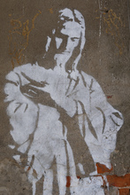 Mural  z Jezusem 